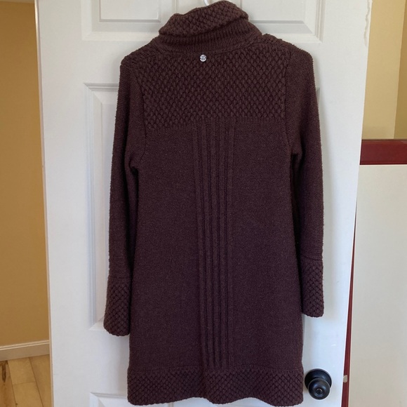 Prana Chocolate Brown Knit Cardigan - Picture 6 of 7
